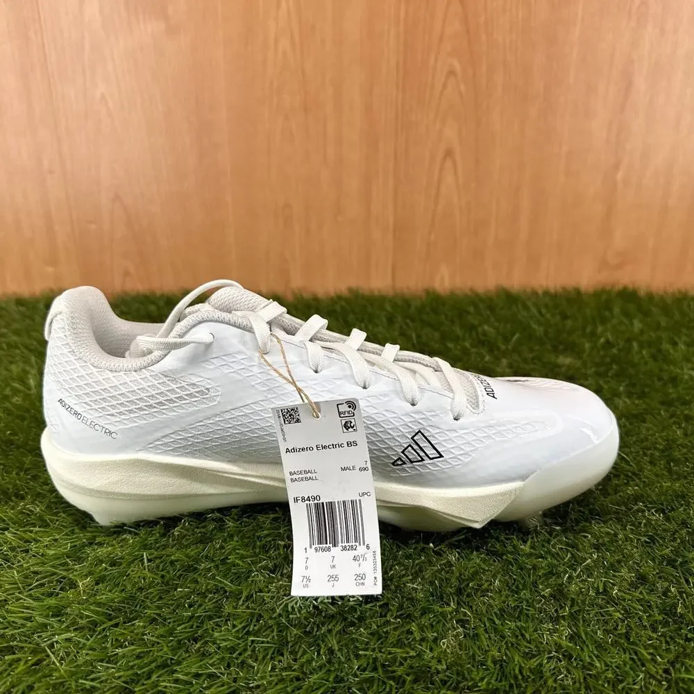 adidas Adizero Electric Cloud White Baseball Cleats IF8490 Men's Size 7.5